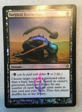 Surgical Extraction, FOIL, New Phyrexia, MTG