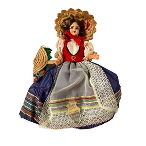 Antike 40er Jahre Puppe Made in Italy Original Etikett 10" Eros Florence Rapallo - Bild 1 von 9