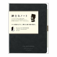 Apica CDS250W Nero Premium C.D.Notebook Copertina Rigida A5 Tinta Unita Carta
