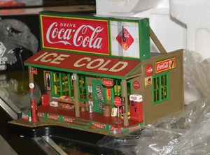DANBURY MINT CCK002 COCA COLA LIGHTED SODA FOUNTAIN CLOCK IN ORIGINAL BOX - Picture 1 of 4