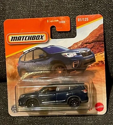 Modellino Matchbox Subaru Forester 2019 1/64 Voiture Neuve En Boîte - Immagine 1 di 4