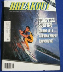 BREAKOUT MAGAZINE-MAY/JUNE 1986-KATIN PRO AM-CENTRAL COAST-2 POSTERS-VINTAGE - Picture 1 of 7