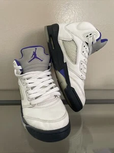 Talla 5 - Jordan 5 Concord 2022 Blanco Concord Negro 5 Niños Grandes - Imagen 1 de 10