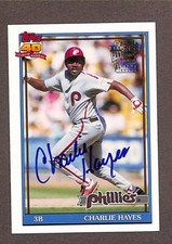 2005 Topps All-Time Fan Favorites Auto #FFA-CH Charlie Hayes