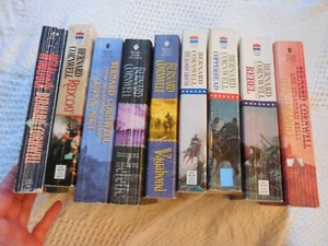 Lot of 9 by Bernard Cornwell,  Grail Quest...Lazender Family, Starbuck...+ - Picture 1 of 5