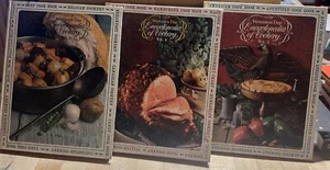 1966 Woman's Day Encyclopedia of Cookery HC Cook Book Vol 1, 2 and 6 GOOD LOT! - Imagen 1 de 4