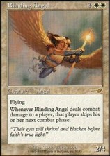 [1x] Blinding Angel - Heavy Play, English - Nemesis MTG Magic