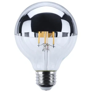 Satco S12541 - 5.5 Watt LED G25 Bulb - Silver Crown - 2700K (2, 6, OR 12 Pack) - Picture 1 of 7