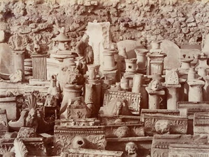 FRATELLI ALINARI (XIX secolo), frammenti di scultura, Pompei, 1880 circa, carta albumina - Foto 1 di 5