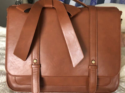 "Bolso de cuero vegano vintage de 15"" para mujer ECOSUSI con desmontable" Foto 1 de 3