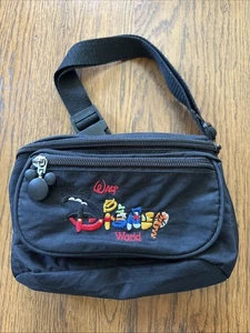 Walt Disney World WDW Fanny Pack Character Spell Out Vintage Pooh Donald Mickey - Picture 1 of 6