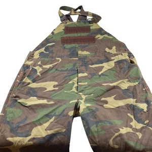Camo Overalls Camouflage Military Bib Carpenter Pants Utility Workwear - Picture 1 of 7