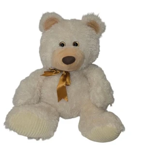 Oso de peluche Spark Create Imagine animal de peluche crema arco de peluche Walmart 17" - Imagen 1 de 10