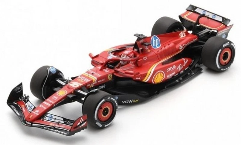 Ferrari SF-24 Winner GP Monaco 2024 Chales Leclerc 1:18 LOOKSMART LS18F1063 - Immagine 1 di 1