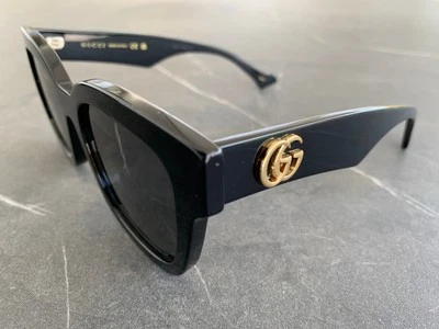 GUCCI GG0998S 001 Square Black Grey 52 mm Women's Sunglasses - Image 1 of 4