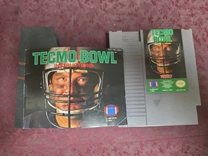Tecmo Super Bowl (Nintendo, 1991) Cartridge & Handbuch mit Staubhülle Clean Label - Bild 1 von 4