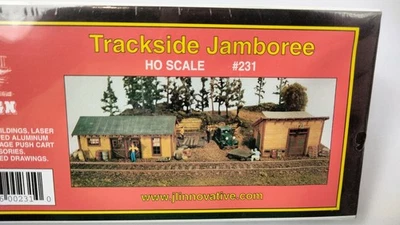 JL Innovative Design HO Building Kit 231 Trackside Jamboree Wood Kit - Image 1 of 4