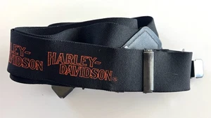 Harley Davidson Tirantes Negro Naranja Clip Ajustable - Imagen 1 de 3