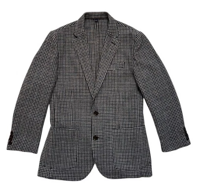 J Crew Tweed Herringbone Mens Slim Fit Unlined Wool Blend Sport Jacket Sz 36 - Image 1 of 4