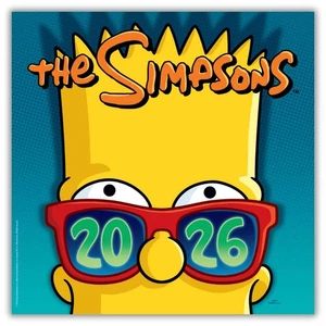 2026 Calendar The Simpsons Month to View Square Calendar TV Official Product - Picture 1 of 7