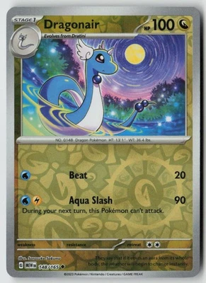 Dragonair - 148/165 - SV: Scarlet & Violet 151 Reverse Holo - PTCG - Image 1 of 2