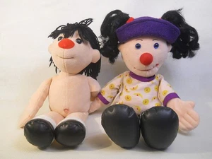 Big Comfy Sofá Peluche Molly 17" y Loonette 20" Muñecas 1995 Lote de 2 Vintage - Imagen 1 de 2