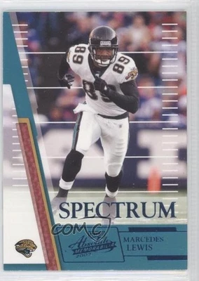 2007 Playoff Absolute Memorabilia Spectrum Blue /250 Marcedes Lewis #129 - Image 1 of 2