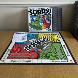 Sorry! Brettspiel Hasbro 2013 USA komplett, einige Spuren auf Karton siehe Bilder - Bild 1 von 14