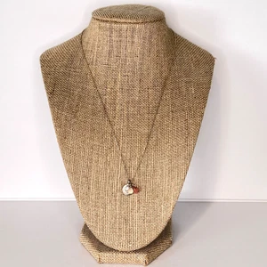 Vintage Lotusblüte Anhänger Halskette Satya 925 Sterling Silber - Bild 1 von 9