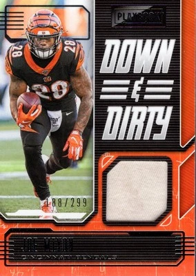2020 Panini Playbook Down and Dirty Jerseys #2 Joe Mixon Jersey /299 - FB - Image 1 of 2