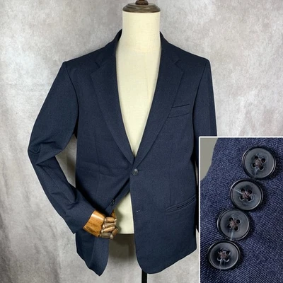 Bluffworks Blazer Jacket Men 44R Gramercy Navy Sport Coat Performance Classic - Image 1 of 4