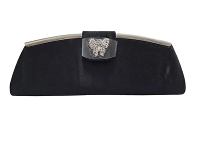 New Tova Beverly Hills Satin Butterfly Clutch Bag - Image 1 of 4
