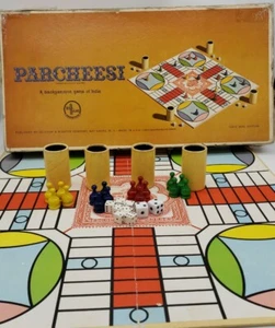 Vintage Parcheesi Brettspiel "GOLD SEAL EDITION" Selchow & Righter Co 1964 - Bild 1 von 12