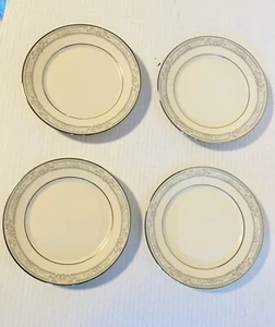 4 Lenox Charleston Pattern Bread Butter Small Plates Bone China Retired 6.5” NOS - Picture 1 of 11