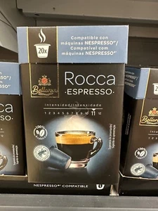 40 CÁPSULAS BELLAROM Nespresso * Cápsulas de café ROCCA ESPRESSO INTENSIDAD 11 RAIN FO - Imagen 1 de 3