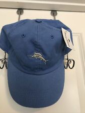 Tommy Bahama Washed Marlin Camper Blue Adjustable Golf Hat Ball Cap