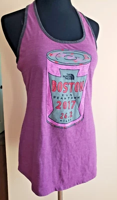 Camiseta sin mangas North Face Boston Marathon 2017 carrera 26,2 millas vintage Foto 1 de 4