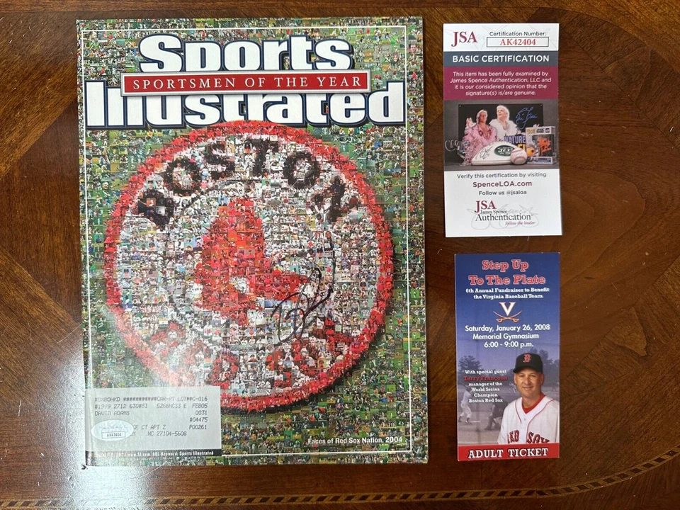 MLB Terry Francona Sports Illustrated Signed December 6, 2004 Boston Red Sox JSA - Image 1 of 1