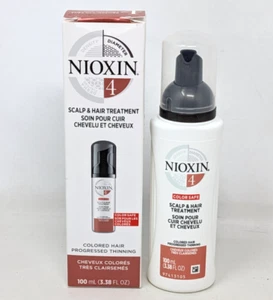 Nioxin 4 Scalp & Hair Treatment Colored Hair Progressed Thinning 3.38 oz 100 mL - Picture 1 of 10