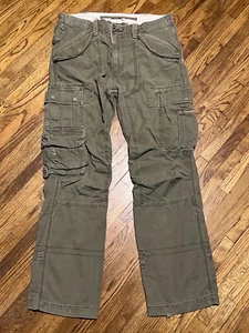 Vintage Ralph Lauren Polo Military Cargo Pants Olive 35x32 - Picture 1 of 19