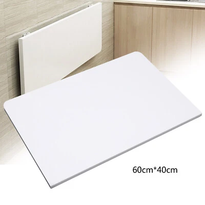 Wall Mounted Floating Desk Folding Murphy Desk Folding Table Space Saving White - Image 1 of 4