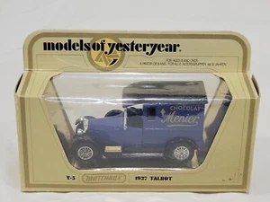 Matchbox Models Of Yesteryear - Y5 1927 Talbot - Chocolat Menier - Boxed - Picture 1 of 9