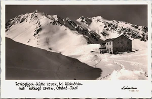 Austria Ötztal Tirol Rotkogljoch Hütte Vintage RPPC B140 - Picture 1 of 2