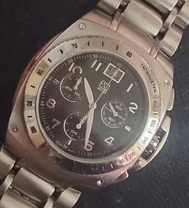 Movado ESQ Chrono Guillouche Style Date Dial,Solid Stainless, Satin & Polish. - Picture 1 of 16