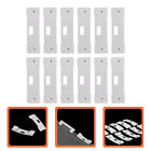 20 Pcs Replacement Blind Slats Fixed Piece White Put Perspective