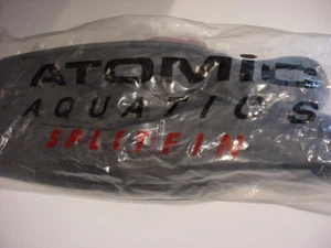 unused in bag ATOMIC AQUATICS SPLITFIN FULL FOOT FINS w/FLEX BATTENS Size 9-10 - Picture 1 of 9