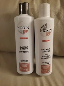 Nioxin 3 Cleanser Shampoo Scalp Therapy Conditioner 10.1oz Duo (Original) NEW - Picture 1 of 2