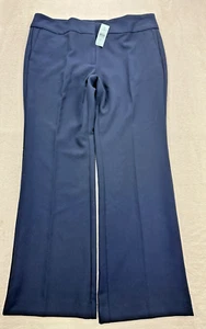 Ann Taylor Factory Dress Pants Women 14P BLUE The Straight in Signature NEW NWT - Picture 1 of 10