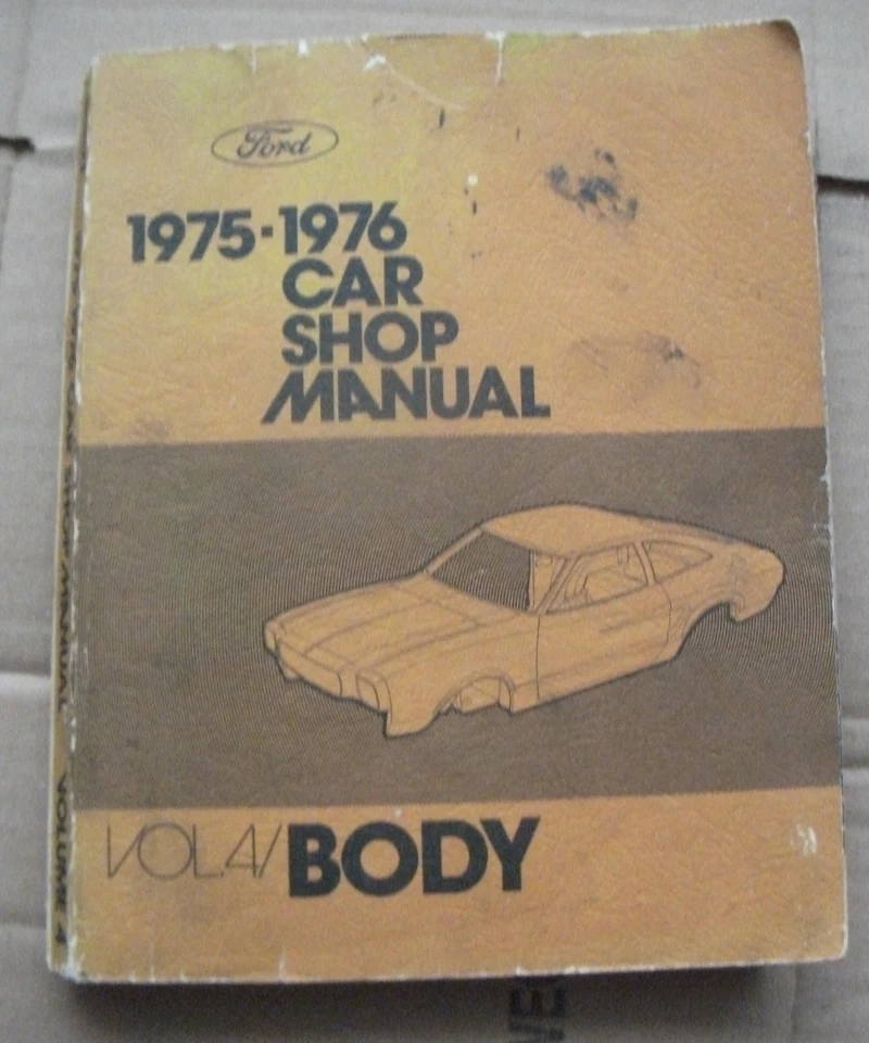 Ford Service Shop 1975 1976 manual volumen 4 carrocería Mustang Torino LTD Thunderbird Foto 1 de 1