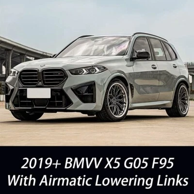 For 19+ BMW X5 X5M G05 G18 Adjustable Air Ride Suspension Lowering Links Kit SUV - Image 1 of 4
